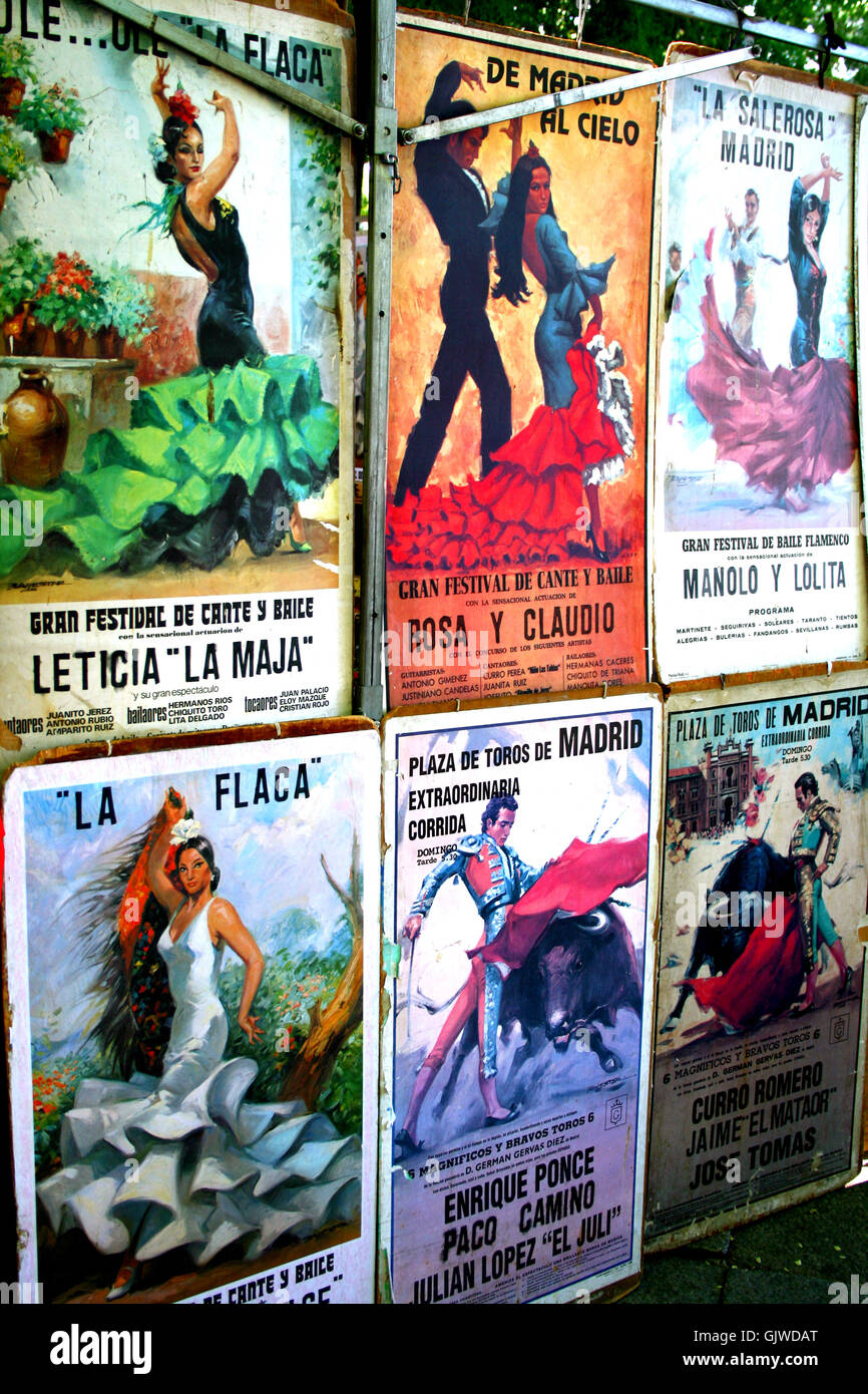 poster posters advertising posters Stock Photo Alamy