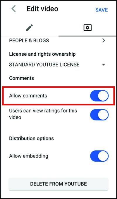 How to Enable or Disable Comments on Dailymotion Videos