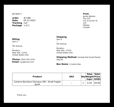 how to put image on packing slip shopify liquid