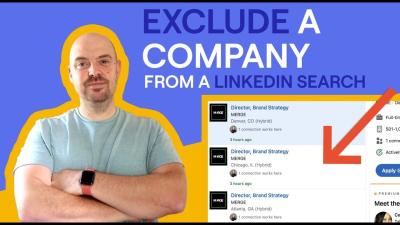 Excluding Specific Companies in LinkedIn Job Searches: A Quick How-To