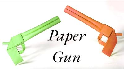 How to Make a Paper Gun: Easy Tutorial on Dailymotion