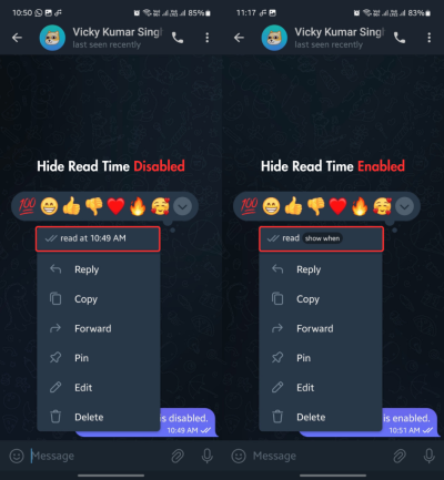 How to Hide Last Seen and Online Status on Telegram