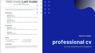 How to Make CV in MS Word 2007: Step-by-Step Guide on Dailymotion
