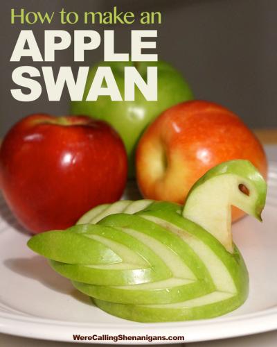 How to Make an Apple Swan: Fun DIY Craft on Dailymotion