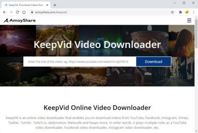 How to Download Dailymotion Videos Using KeepVid: A Simple Guide