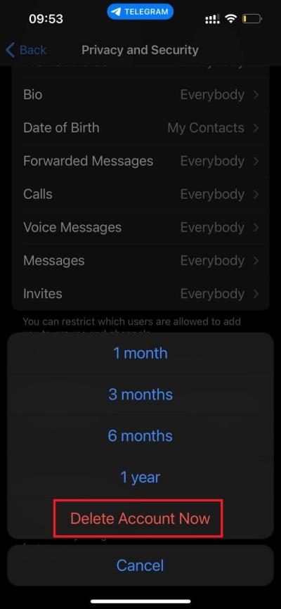 How to Delete Your Telegram Account on Your Phone