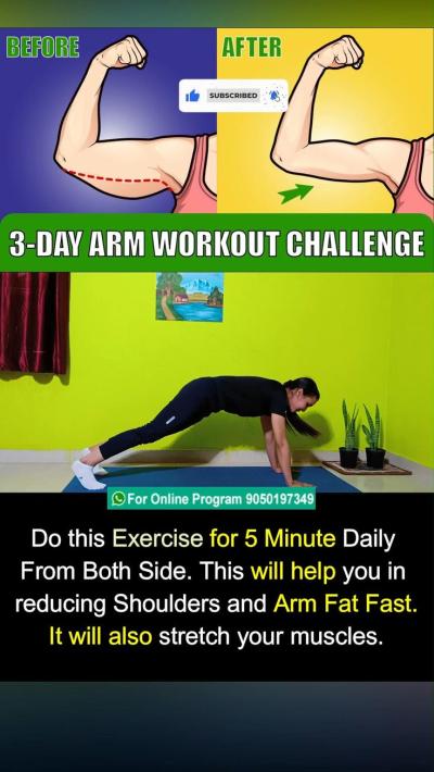 Reduce Arm Fat in a Week with Easy Exercise Videos on Dailymotion