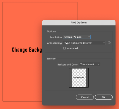 how to change the background colour of an image