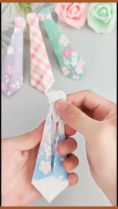 How to Make a Tie with Paper: Fun DIY Craft Tutorial on Dailymotion