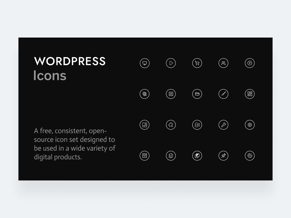 WordPress Useful Icon Pack by Urvik Moradiya on Dribbble