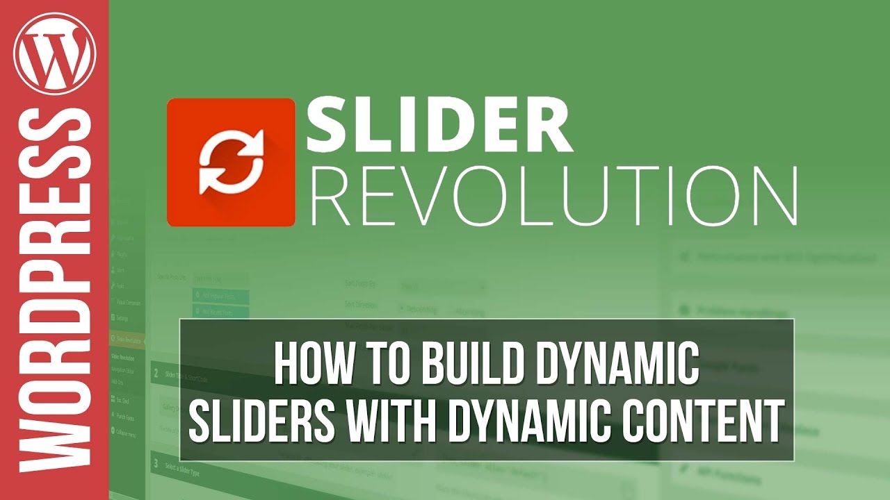 How To Build Dynamic Sliders in Slider Revolution 5 for WordPress YouTube