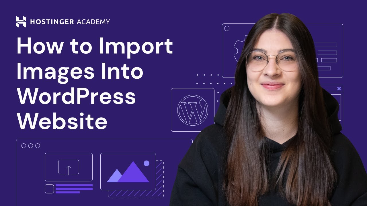 How to Import Images Into WordPress Website YouTube