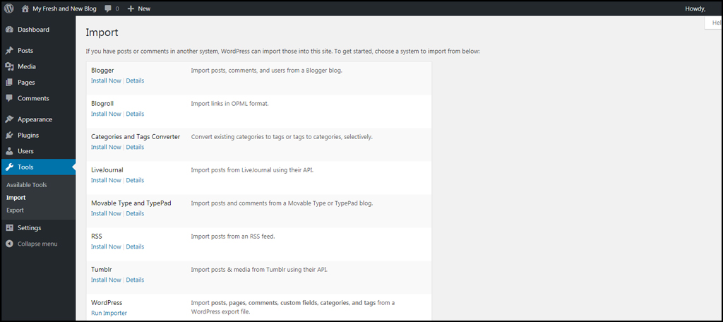 How to Transfer Your WordPress Content from One Blog to Another 