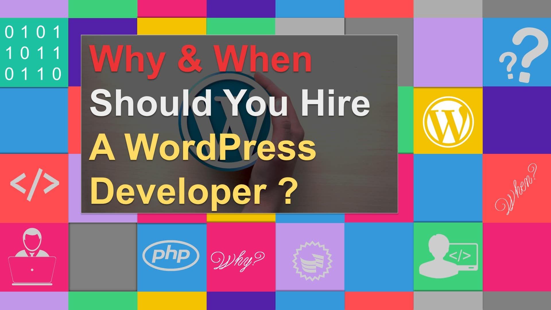 Should You Hire A WordPress Developer WordPress developer 