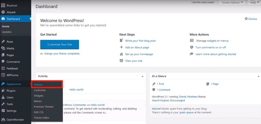 Comment installer et configurer un thme WordPress Guide par tape