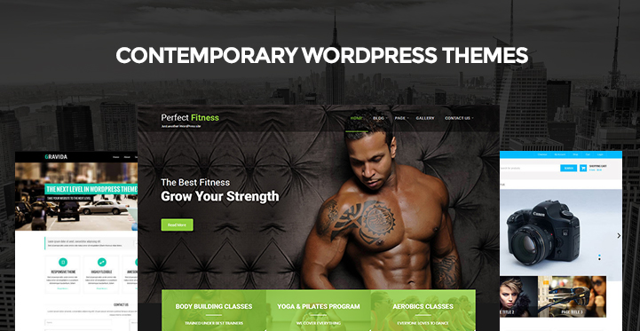 13 Latest Contemporary WordPress Themes for Stylish Designs
