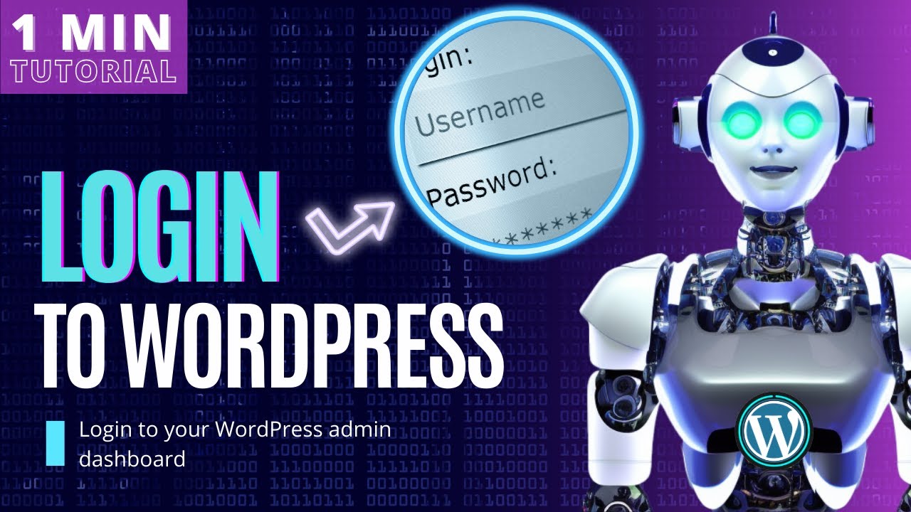  How to Log In to WordPress Accessing Your Admin Dashboard YouTube