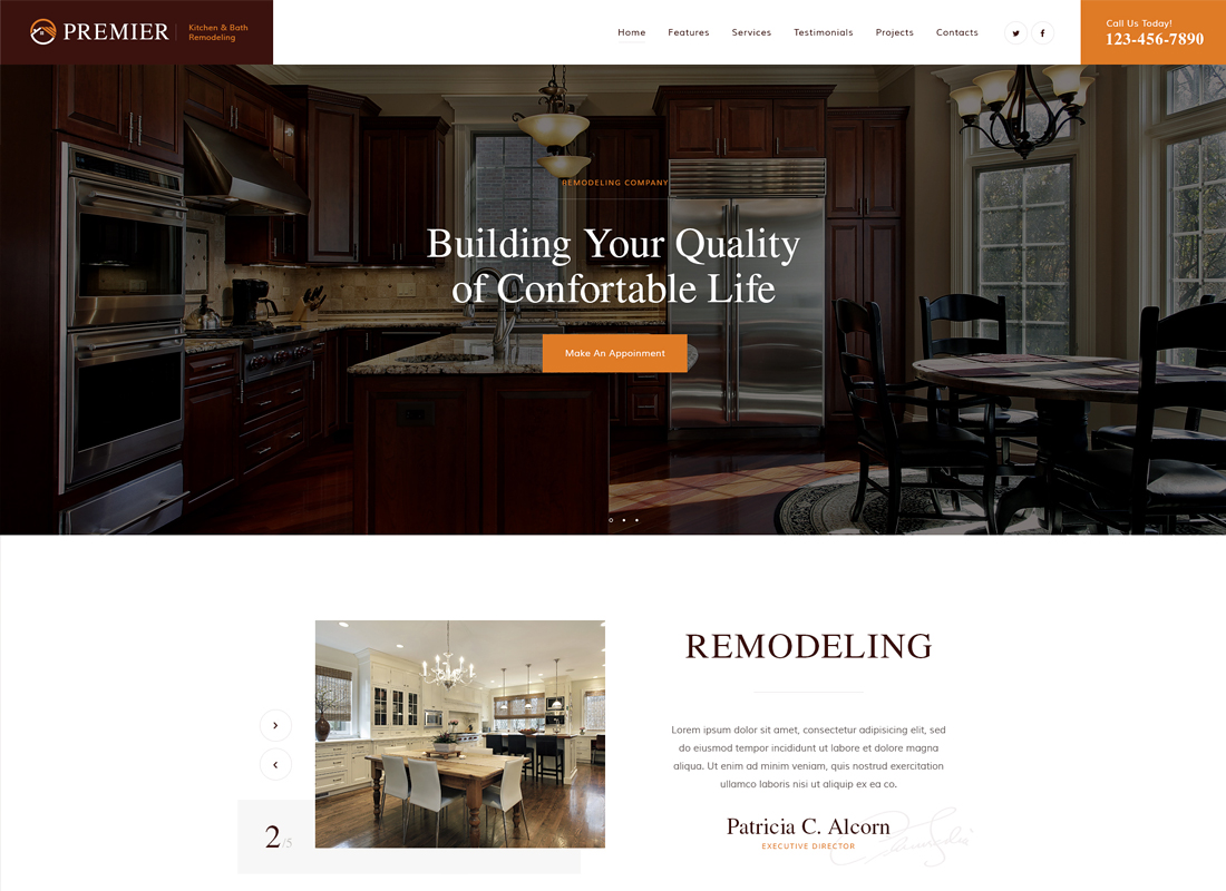 10 WordPress theme for interior and architects designers