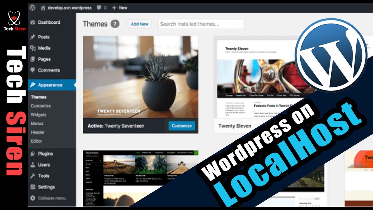 Create WordPress website on localhost YouTube