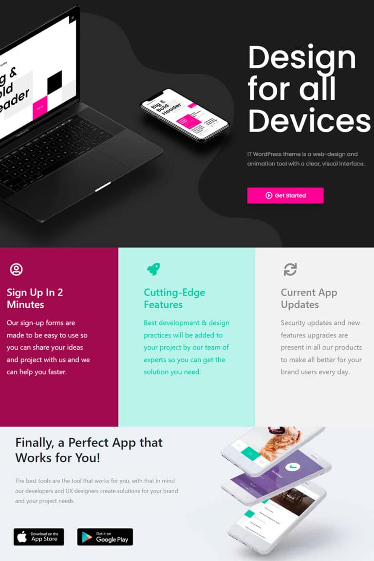 IT WordPress Theme Tech Solutions Software Startup Template