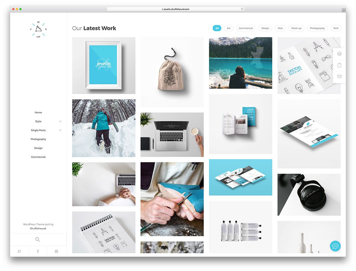 Fun and Creative WordPress Portfolio Themes for Designers