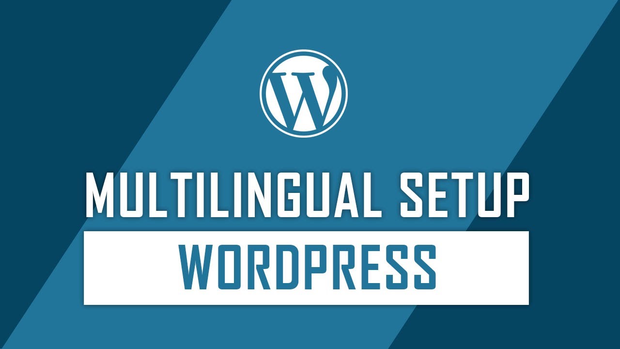 How to Setup Multi Language on WordPress Multilingual Website YouTube
