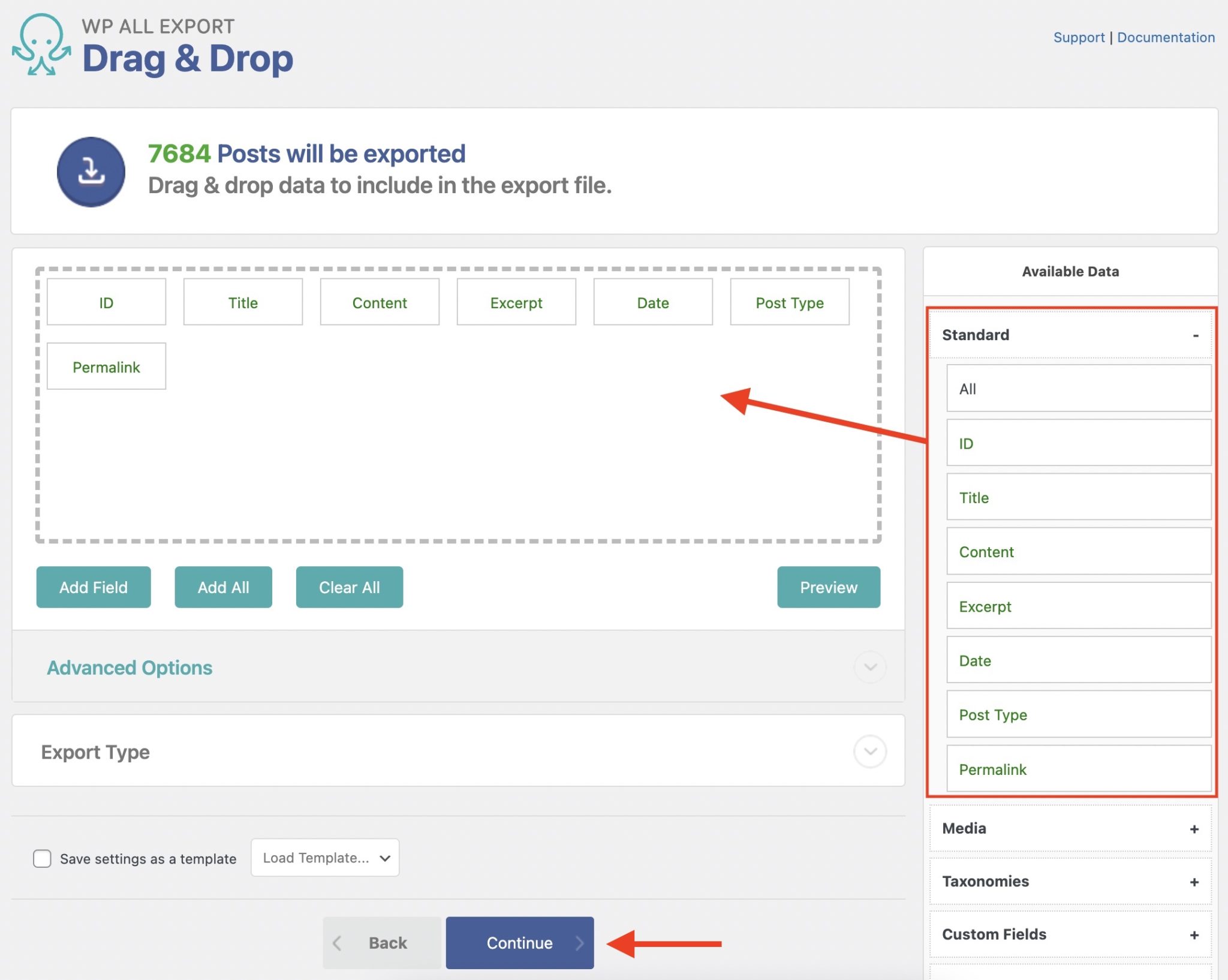 How to Export WordPress to CSV Excel XML and Google Sheets WP All 
