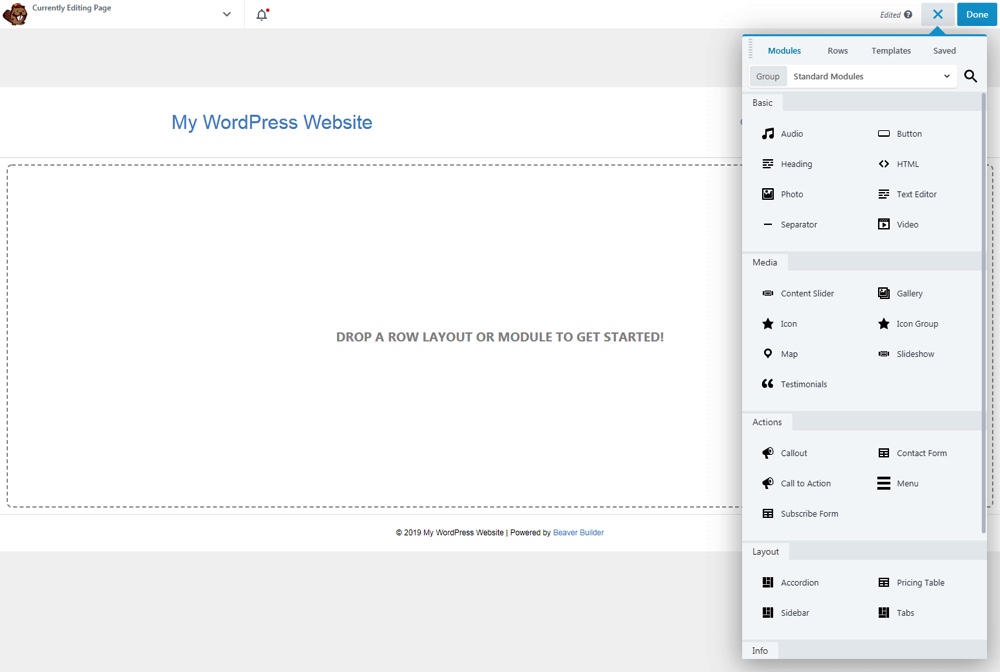 How to Navigate to the WordPress Edit Screen Using Beaver Builder