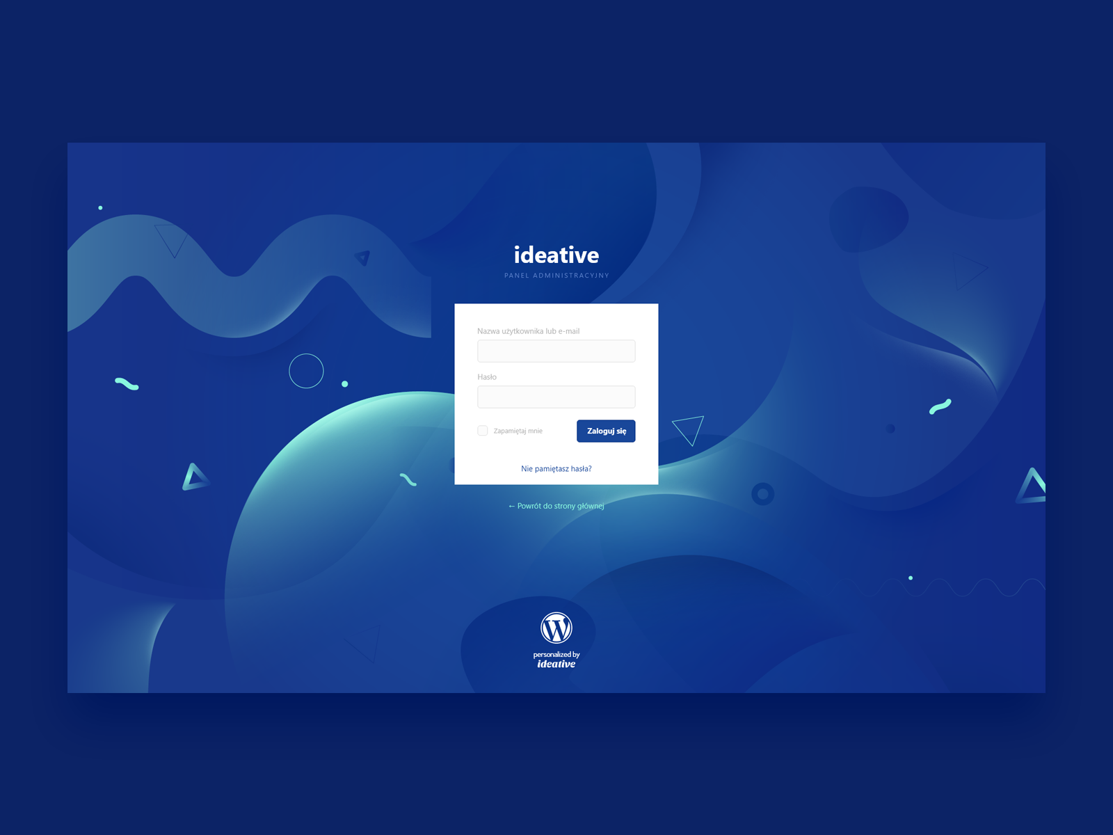 Wordpress Admin by ideative on Dribbble