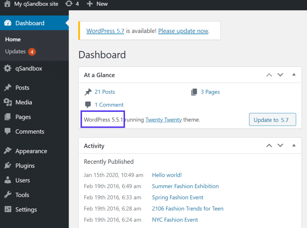 How to Find Your Current WordPress Version and Update to the Latest One