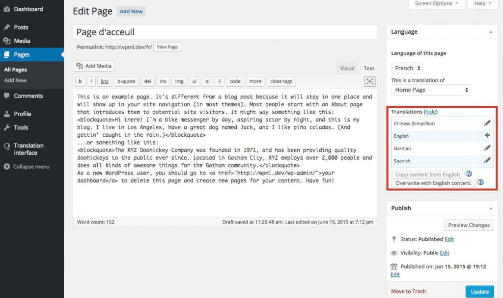 How to Add Translations to WordPress Nav for Multi-Language Sites