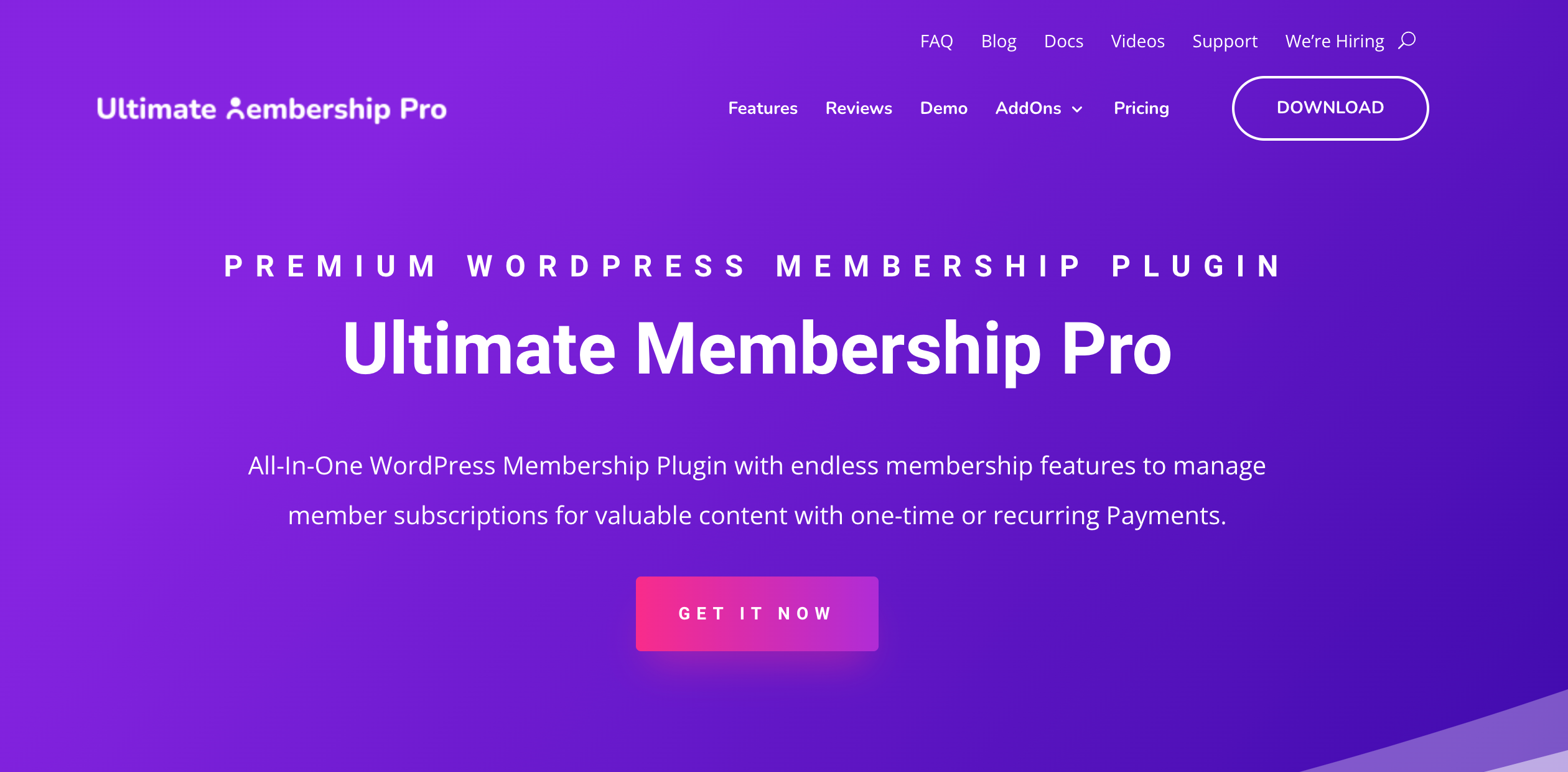 Ultimate Membership Pro Plugin for WordPress: Membership Site Discussion
