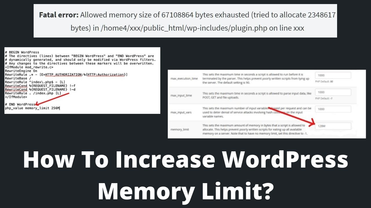How to Increase Memory in WordPress with Elementor Plugin