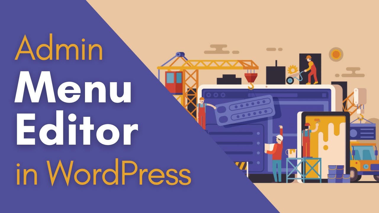 How to Edit Admin Menu in WordPress Admin Menu Editor WordPress 
