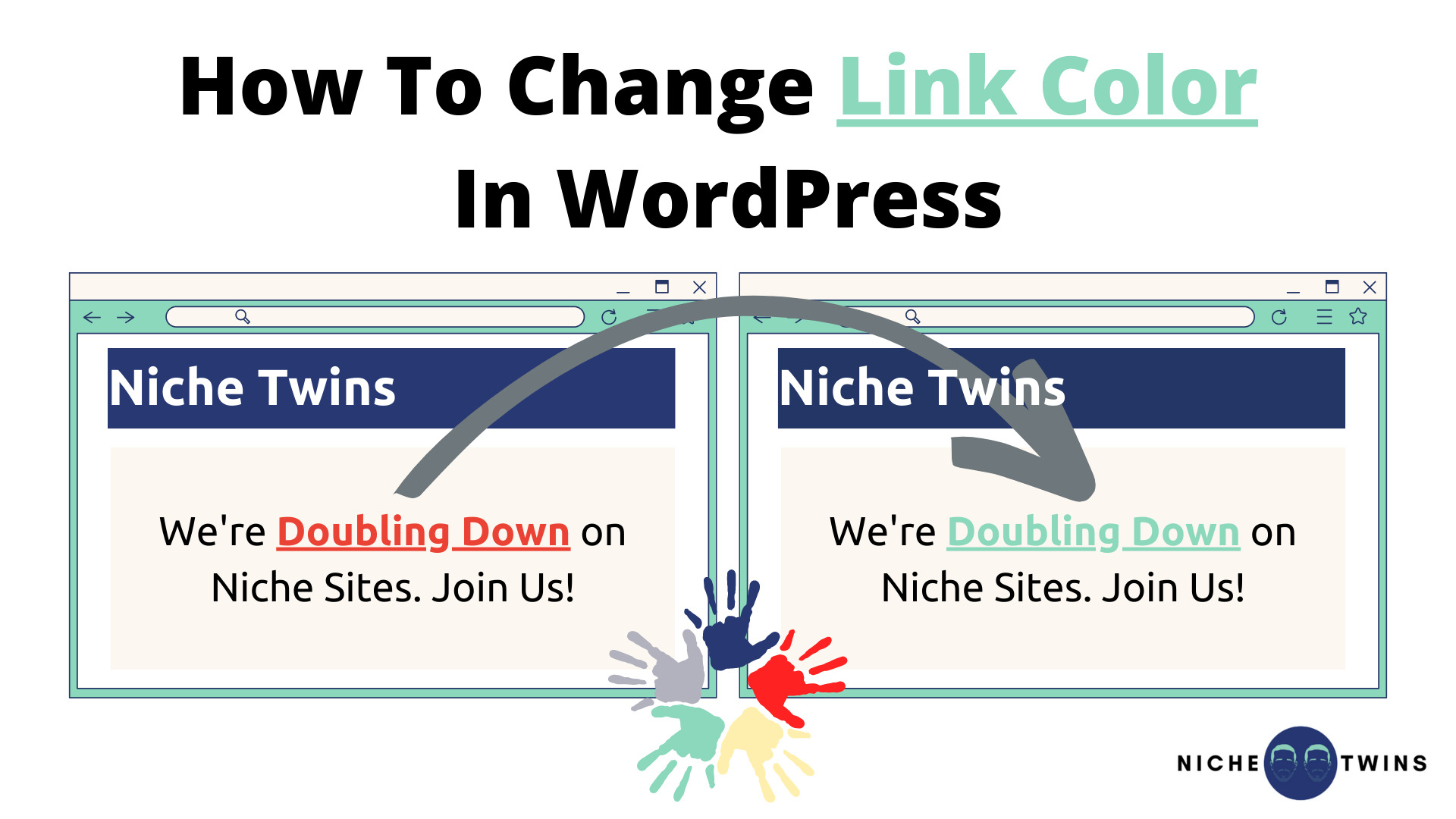 How to Change Link Color in WordPress For Beginners Niche Twins