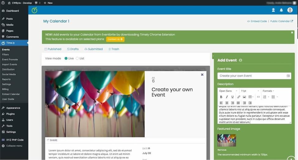 Bulk Editing Events in WordPress with The Events Calendar Plugin