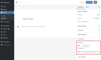 How to Add Translations to WordPress Nav for Multi-Language Sites