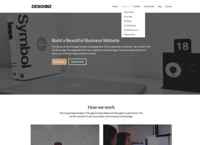 Angela Hampton Designs: Graphic Design WordPress Theme Review