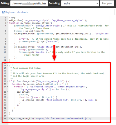 How to Enqueue FontAwesome Icons in Your WordPress Site