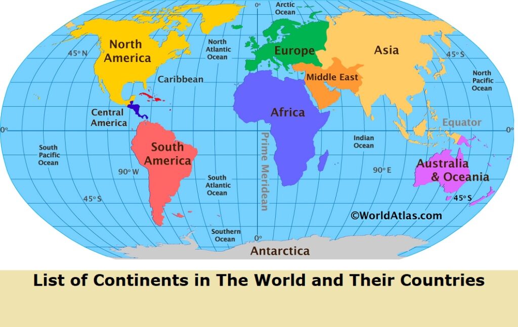 How Many Continents Are There on Earth in Urdu