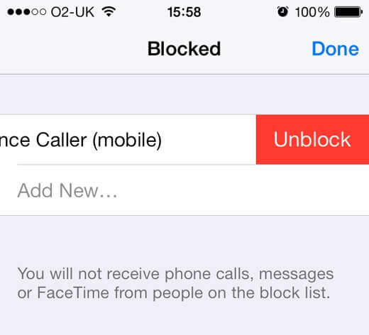 How to Block a Phone Number on iPhone in Urdu