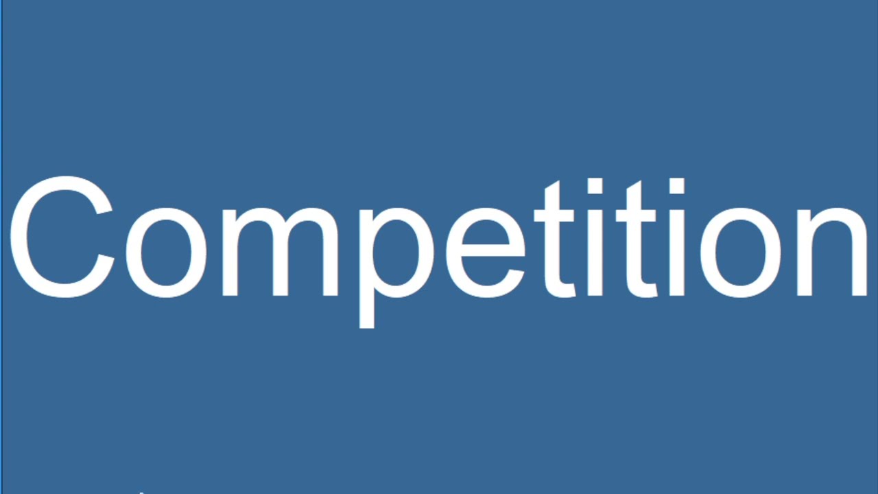 How to Pronounce Competition in Urdu