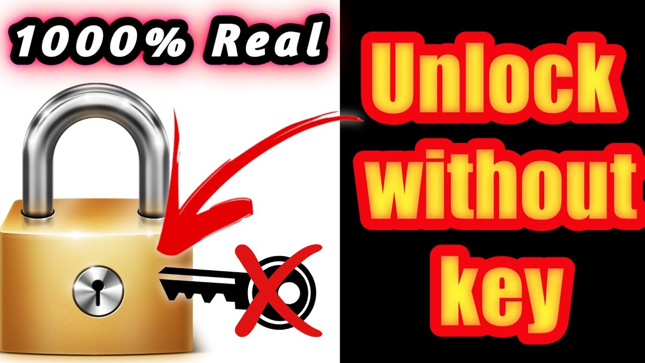 How to Unlock a Lock Without a Key in Urdu