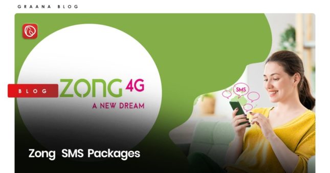 Zong SMS Packages  Graanacom