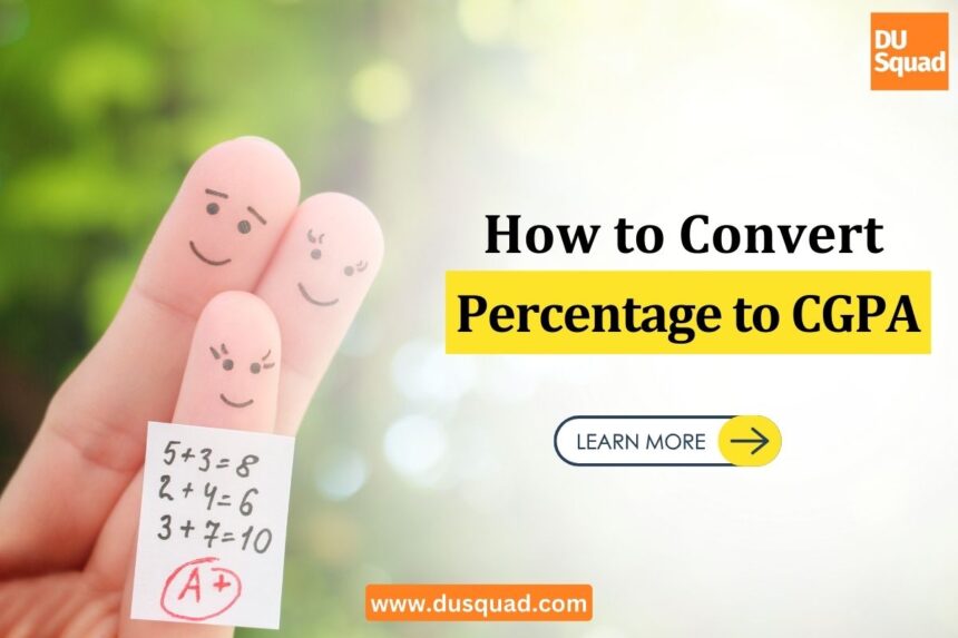 How to Convert CGPA to Percentage  CGPA Calculator