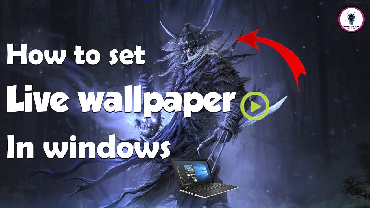 How to set live wallpapers in windows 10 in easy way Animated 