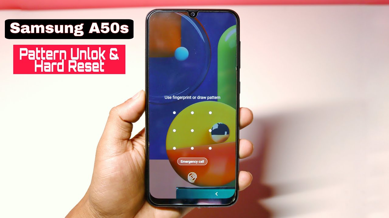 Samsung A50 A50s Hard Reset or Pattern Unlock Tutorial  YouTube