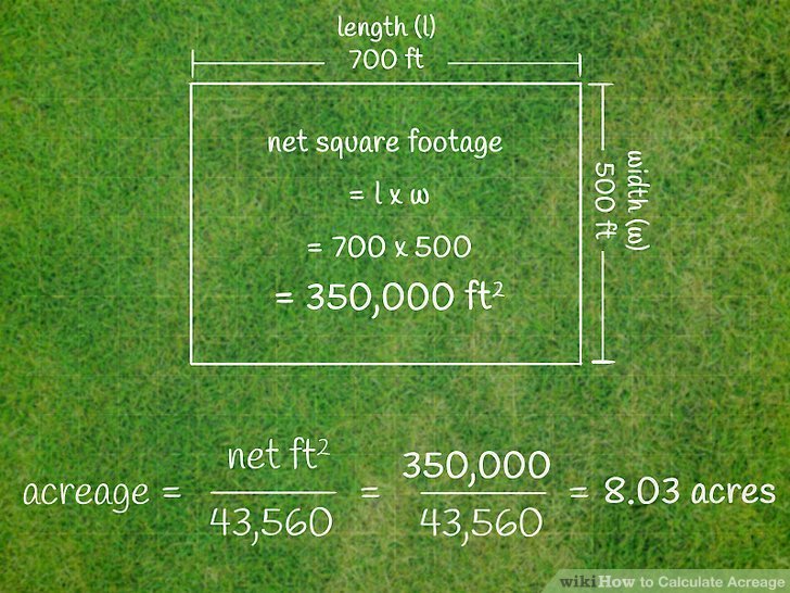 3 Ways to Calculate Acreage  wikiHow