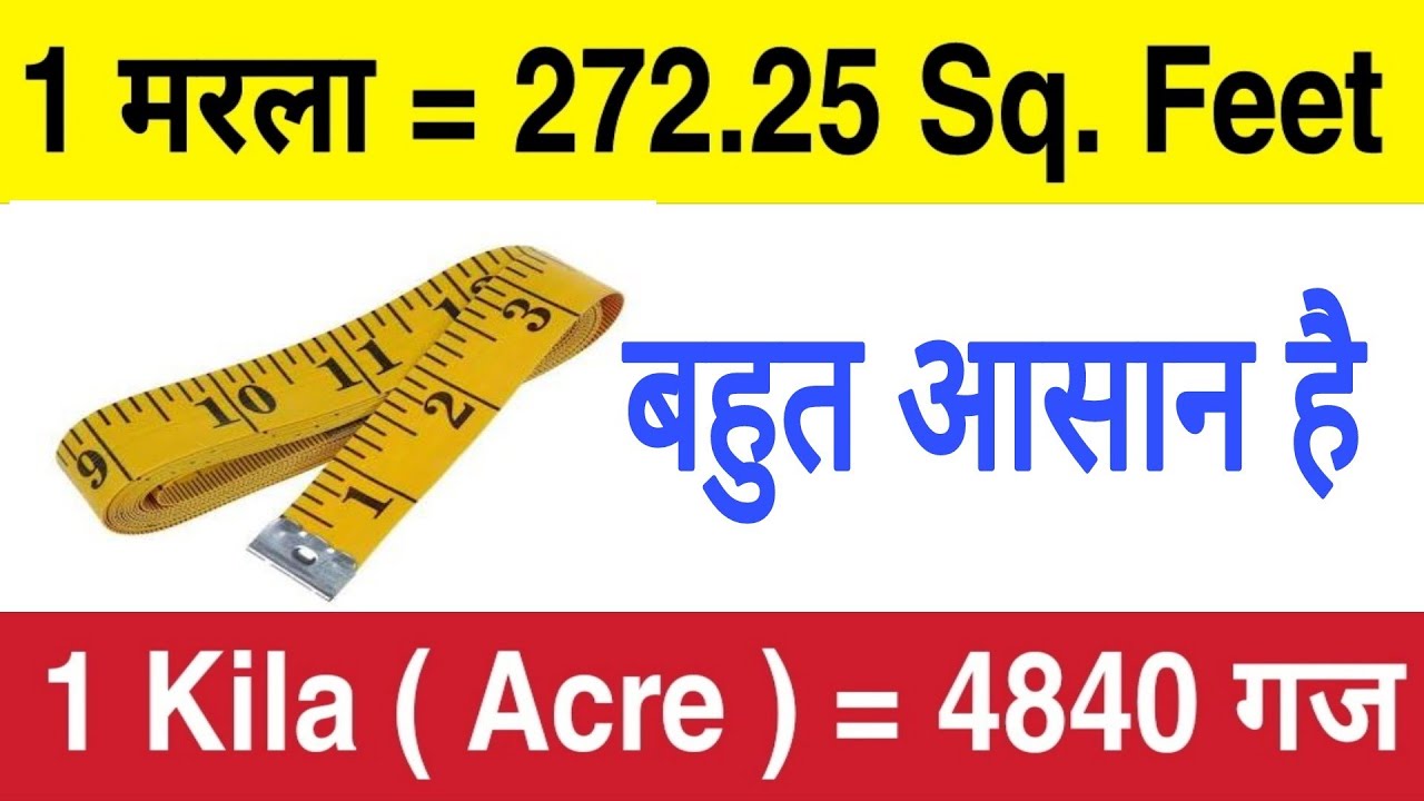 How Many Square Feet in Marla  How Many Square Feet in Acre  How many 