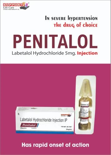 labetalol hydrochloride 5 mg ml at Rs 225vial   